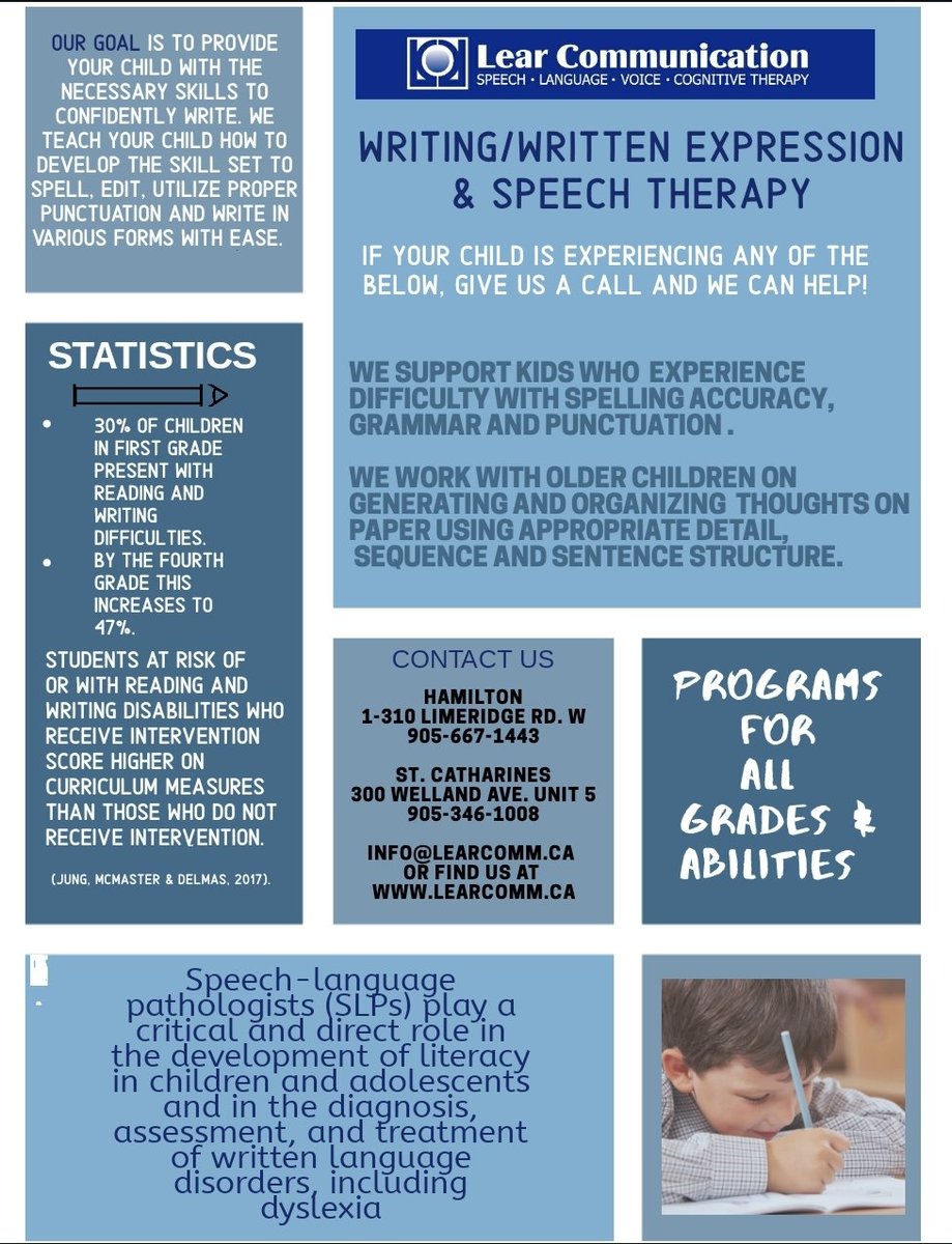 learcomm's tweet image. Speech language pathologists play a key role in literacy development. We assess and treat every stage of essential language skills. learcomm.ca
