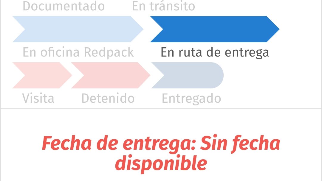 Así como a ustedes LLEVO MESES esperando a ue un paquete se mueva. Supongo que para que dejara de joder lo movieron a Vallejo PERO SIGUE SIN NADA <a href="/REDPACK_mkt/">REDPACK</a> si mi paquete llega incompleto te voy a quemar las oficinas YA DIJE