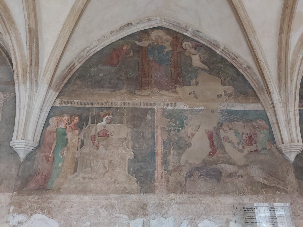 DannyBate4's tweet photo. I spent my morning looking at 14th-century paintings in a Benedictine monastery, so I'm calling today a success https://t.co/S5eG5GEqXc
