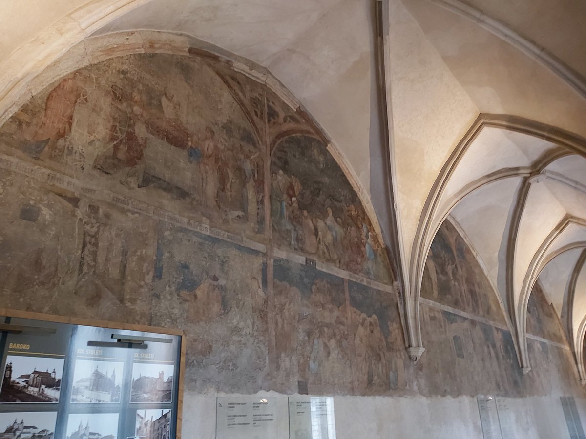 DannyBate4's tweet photo. I spent my morning looking at 14th-century paintings in a Benedictine monastery, so I'm calling today a success https://t.co/S5eG5GEqXc