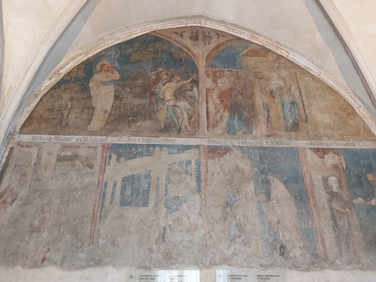 DannyBate4's tweet photo. I spent my morning looking at 14th-century paintings in a Benedictine monastery, so I'm calling today a success https://t.co/S5eG5GEqXc