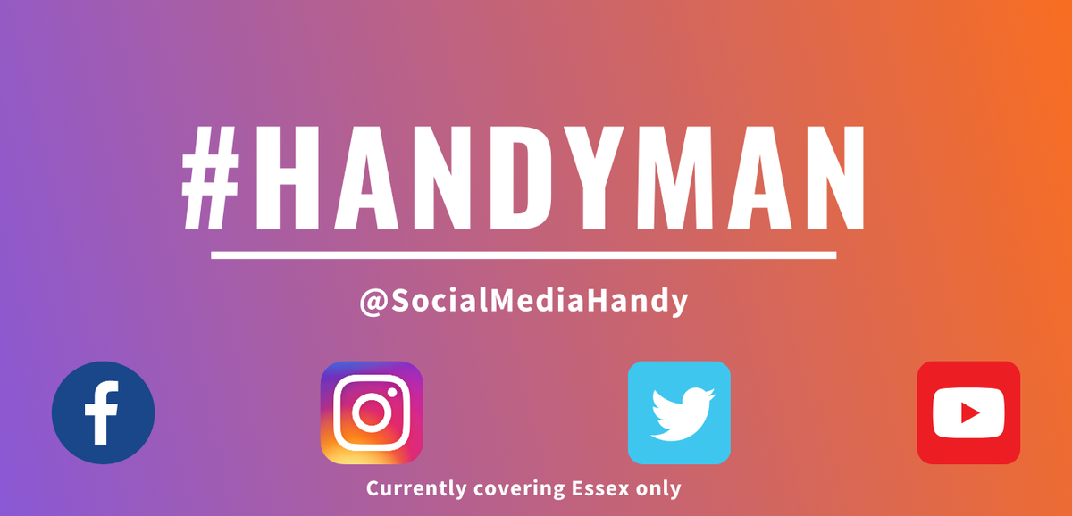 SocialMediaHan2's tweet photo. #NEW Handyman Service in Essex run only through social media - Let us save YOU time &amp; money 
#Handyman #Essex #DIY #Home #Repairs https://t.co/SriVcw0u1n