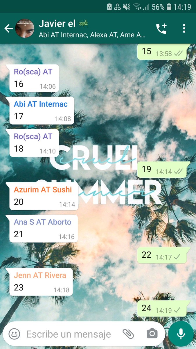 gxrgeouscolors's tweet photo. Al menos el grupo no está muerto @0endejosT @85sgroff @TERBIX @tdapbyw @afterlchaer @AzurimA https://t.co/SAZ4FF5MGF