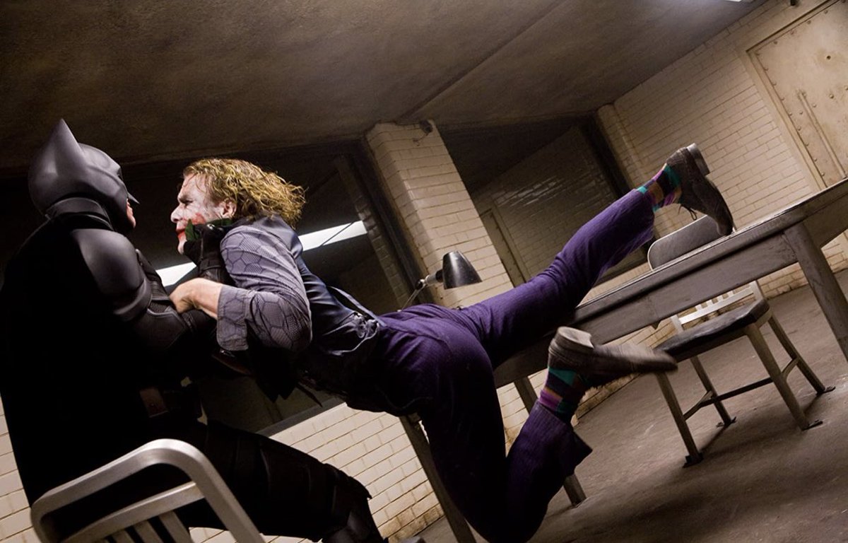 maudesbookclub's tweet photo. #TheDarkKnight was released 12 years ago today! 🦇 

What is your favorite quote from the movie? https://t.co/Bo9ncReeQ5