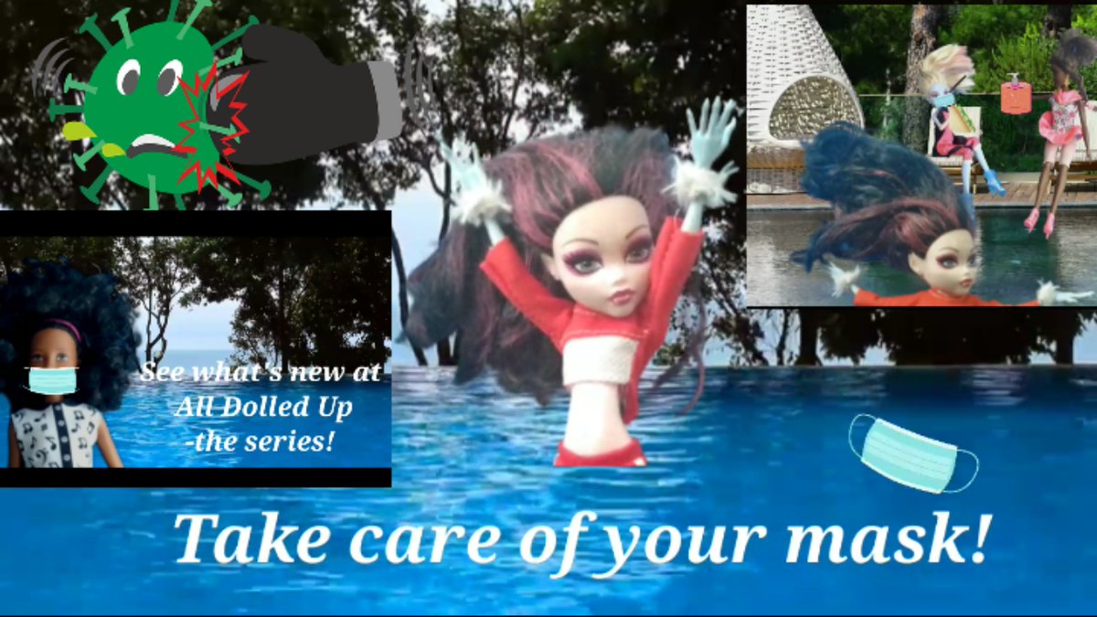 Kids Safety video. Please check out channel All Dolled Up-the series mini video on coronavirus safety! #stayathome #coronavirus #summer2020 #kids #kidssafetytips #facemasks