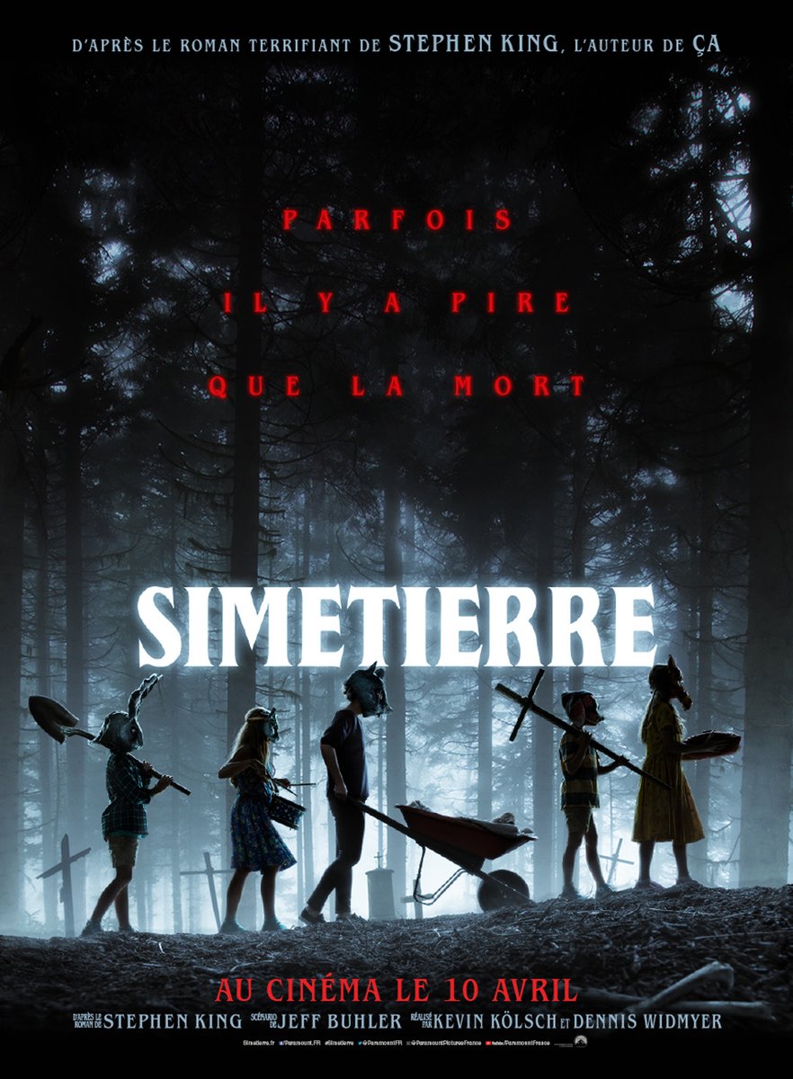  #Simetierre Grand fan de Stephen King, je m'étais promis de regarder ça un jour, voilà chose faite, et comme d'ordinaire, je n'ai pas été déçu du tout !Ce délire de réincarnation des morts et de rituel sioux est vraiment très intéressant !1/2