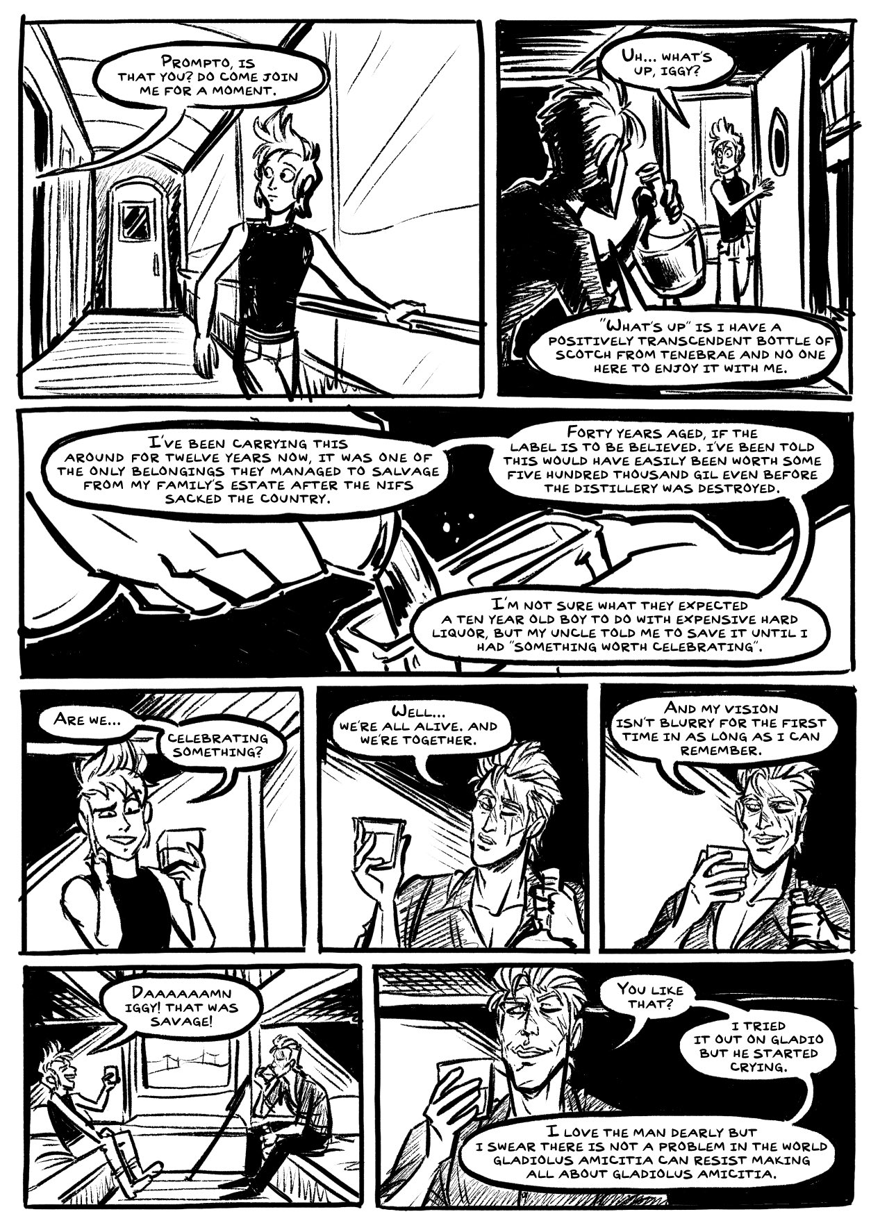 Kelly Turnbull on Twitter "A while back I scribbled out thumbs for a five page comic about