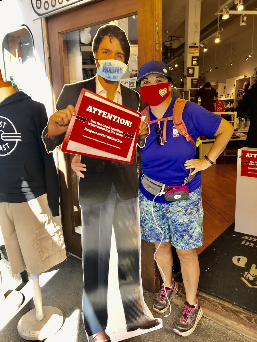 debrakato's tweet photo. Super sunny 12K run around Kits Beach & False Creek seawall while @Margaretb_yvr rocks her Scotia virtual race! Nice to run into Barry & virtual Justin Trudeau, too!
#virtualracetraining #thesweatlife #teamcanadasweats #vancouver #kitsilano #postmarathonrun https://t.co/7hBsPgtHzb