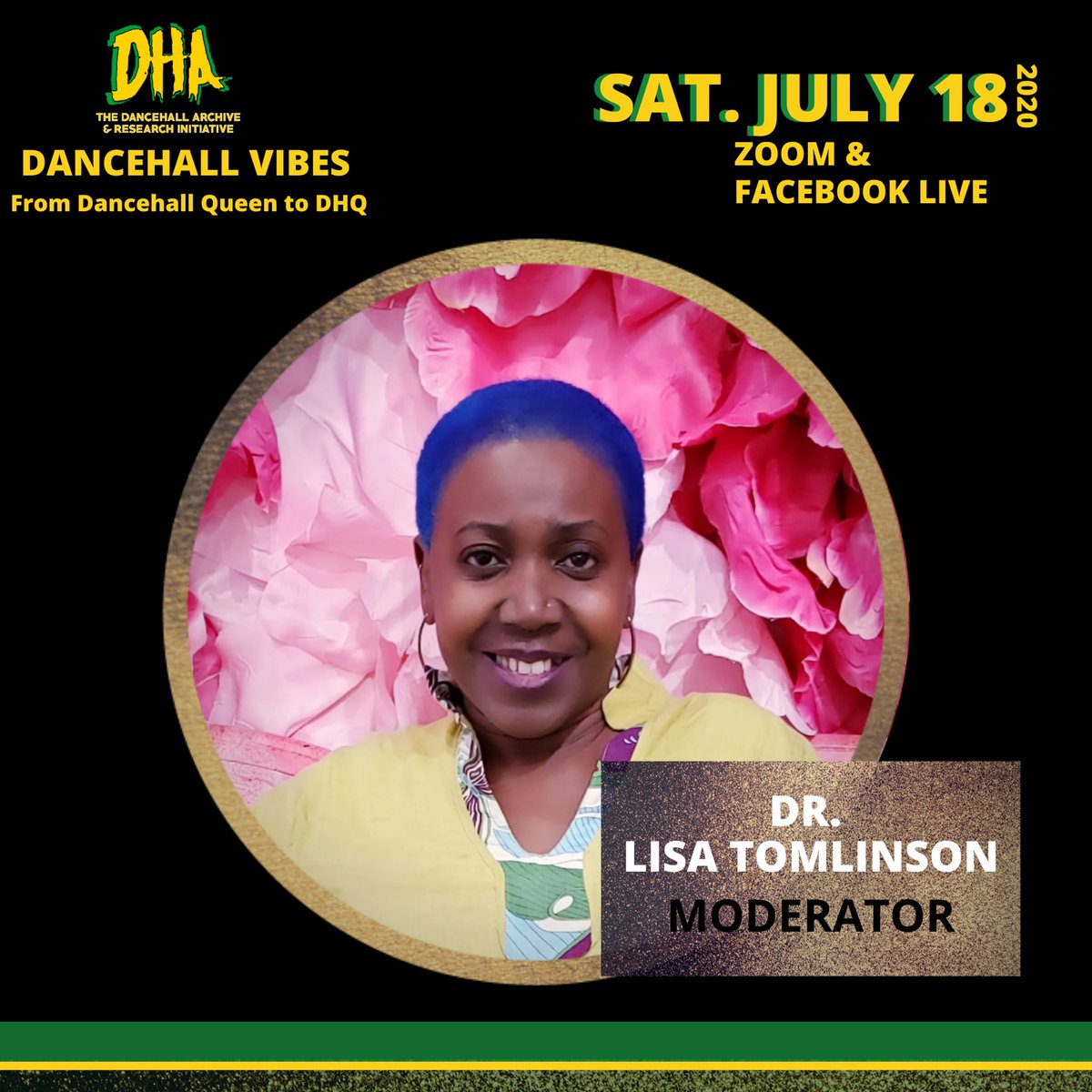 danchallarchive's tweet photo. ⁣Our esteemed moderator is Dr. Lisa Tomlinson, an author and lecturer in Literary and Cultural Studies of the Institute of Caribbean Studies at the University of the West Indies, Mona. 🇯🇲 ⁣

DANCEHALL VIBES IS TODAY! 🥳 https://t.co/iBl5hNOvhI
