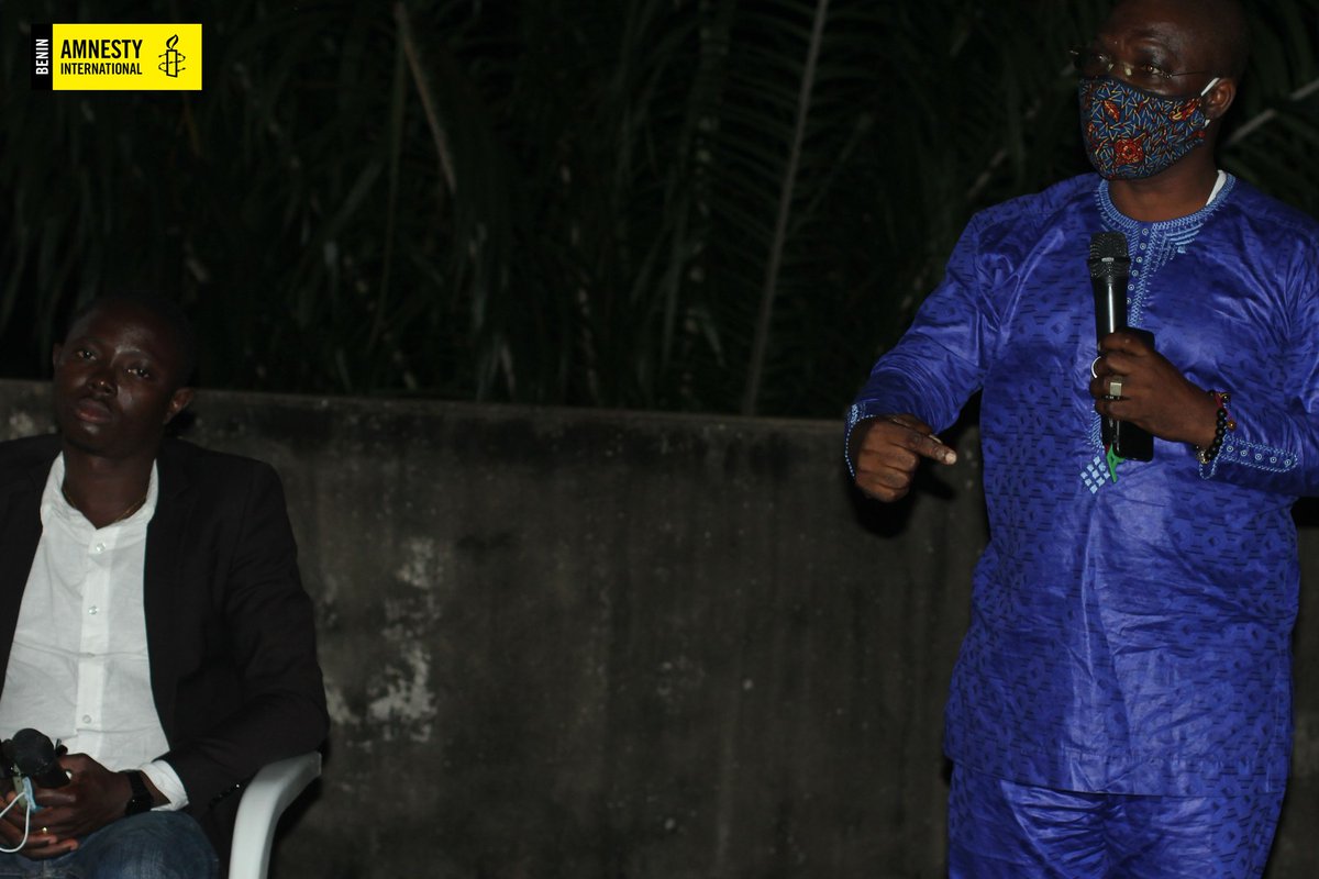 amnestybenin's tweet photo. Le journaliste @Ignacekp était en fin d semaine à ntre siège à Cotonou où il a rencontré ntre staff et échangé longuement avec nos militants et sympathisants qui se sont mobilisés lors de sa détention arbitraire. Il est heureux d sortir et d retrouver sa famille et ses collègues https://t.co/O4lYJNbFxY