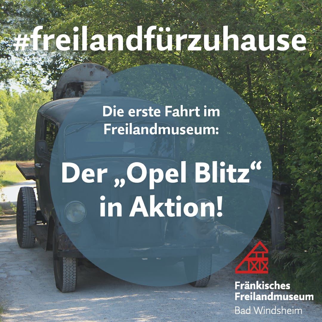 Freiland_Museum's tweet photo. Die Ankunft unseres #OpelBlitz haben wir für euch mit der Kamera begleitet - entstanden ist dieses Video! ⚡🎥
#ErsteFahrt, #Praxistest, Einblicke in die #Fahrerkabine und natürlich #Säge-Sound gibt's hier! Film ab! 🎬 👉 https://t.co/RhYi8r9eFX https://t.co/X3QSXU05LJ