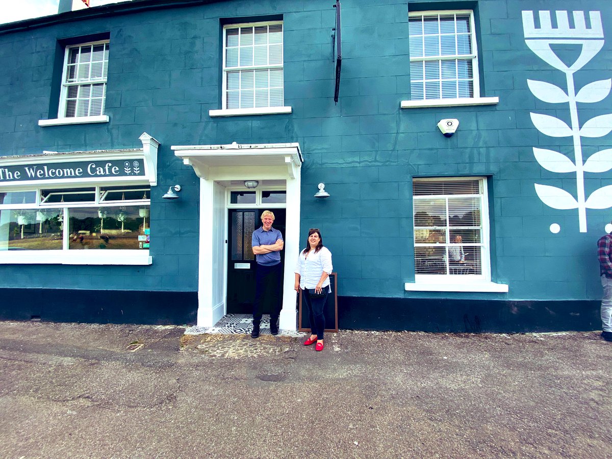exploringexeter's tweet photo. Sampling the new evening menu at @welcomecafeExe with @Lauren_Heath_PA. It’s SO good to be out!!!!! #exeter https://t.co/PwcJrklouu
