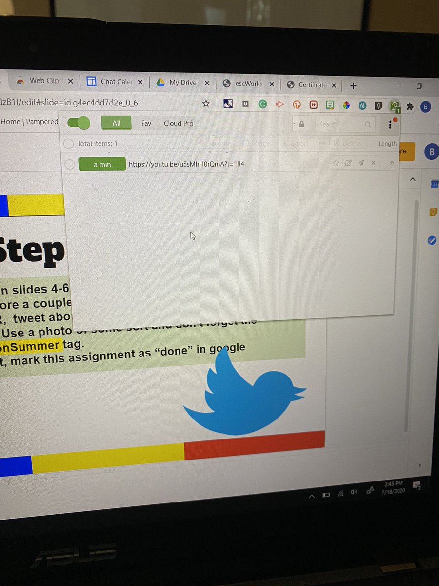 mrsfariasclass's tweet photo. Clipboard history is a cool Chrome extension! #BISDTRYathlon https://t.co/5jJMTSurEq