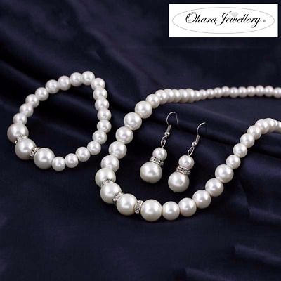 OharaJewellery's tweet image. buff.ly/2E5qs5Q Long Simulated Pearl CZ Necklace Earring Bracelet Wedding Bridal Jewellery Set 😍 #shopping #gifts #eBay #wedding #uksmallbiz #SmallBiz #SmallBusiness #ukgifthour #shopsmall #giftsforher #jewellery #jewelry