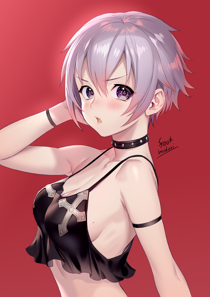 「ショートカットが好きです 
#女の子のイラストだけで興味を持ってくれる方へ届け 」|碧 風羽 Foo Midoriのイラスト