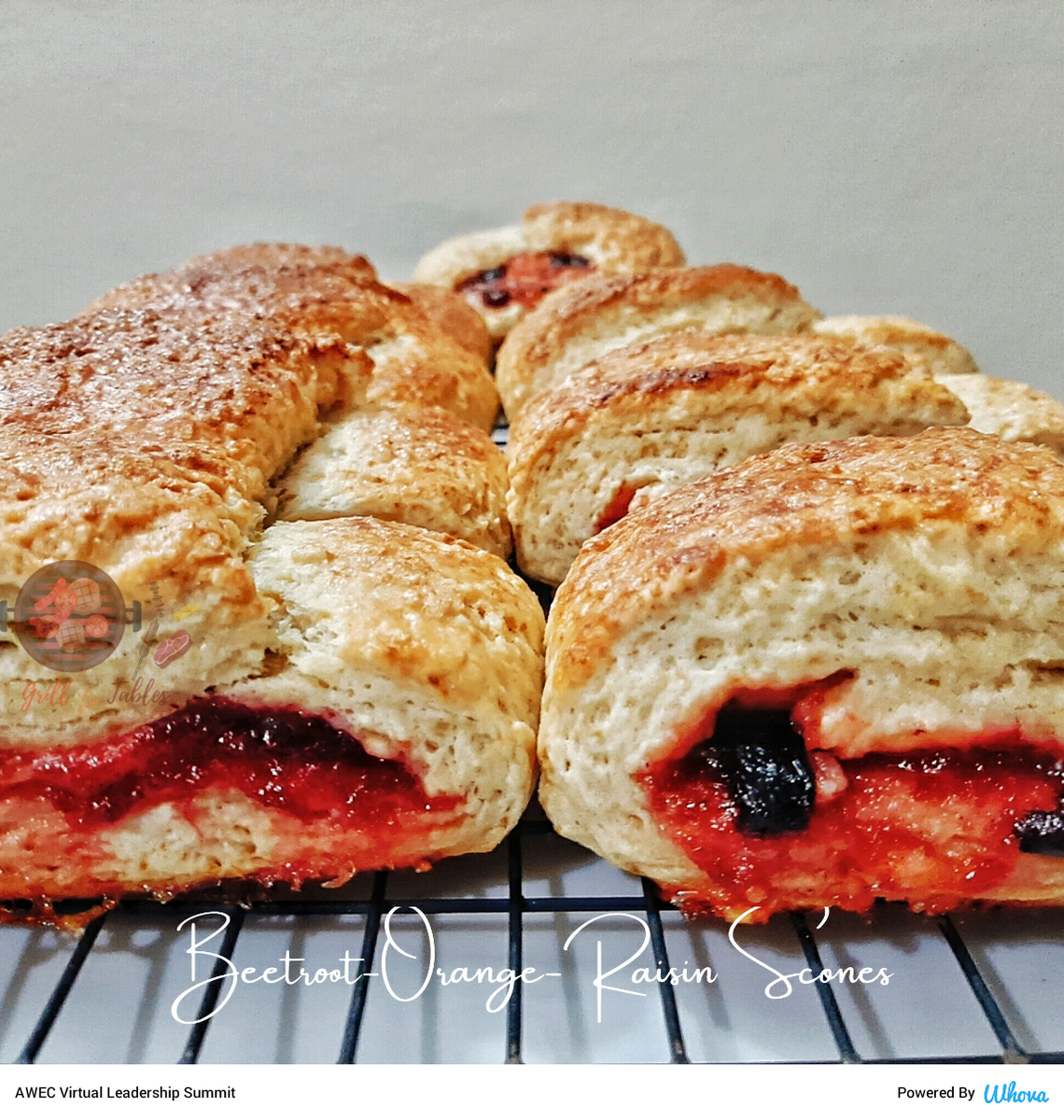 BonDeliceCTN's tweet photo. Our Beetroot-Orange-Raisin Scones baked with our reduced gluten grain. Perfect with a cup of coffee for breakfast. via Whova event app https://t.co/WZluX5vsa9 https://t.co/QP0ftuJWzH