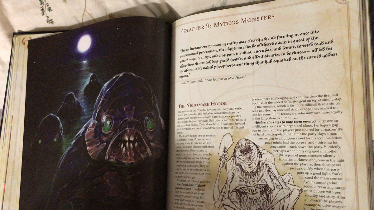 Chapter 9 is all about monsters. There are tons!!!
