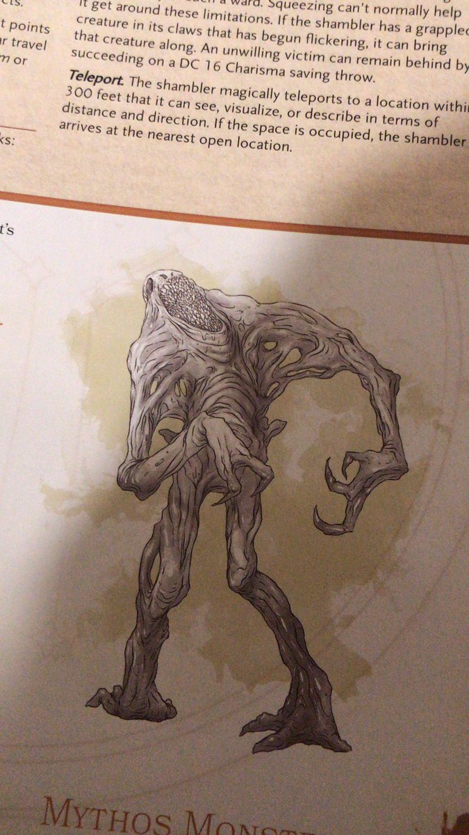 Some monsters have more than one piece of art to illustrate them, along with narrative aids.