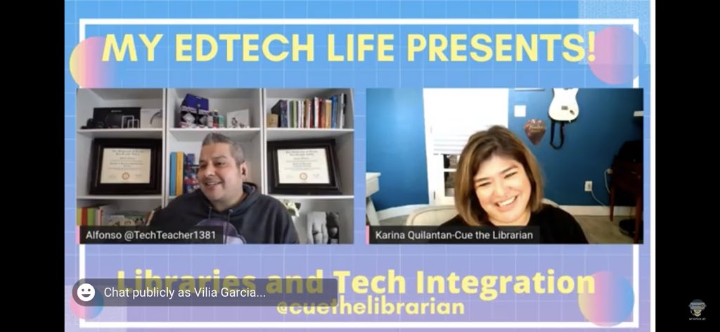 ViliaGarcia's tweet photo. Inspired this morning! This is a must watch session with @cuethelibrarian! #rgvlibrarysquad https://t.co/QxWRqJ5Dqv