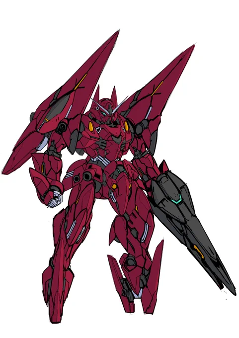 落書き。ガンダムっぽいの。 