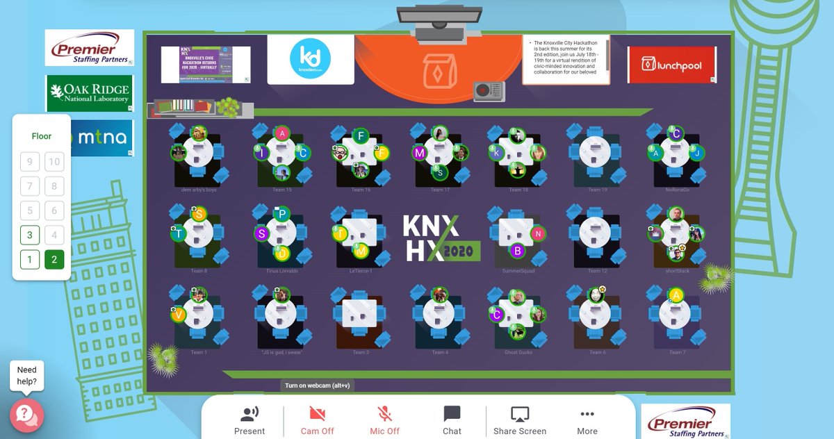 knoxdevs's tweet photo. #Knoxville City #Hackathon @knxhx is underway (virtually)! https://t.co/DQ6oq2EBhF