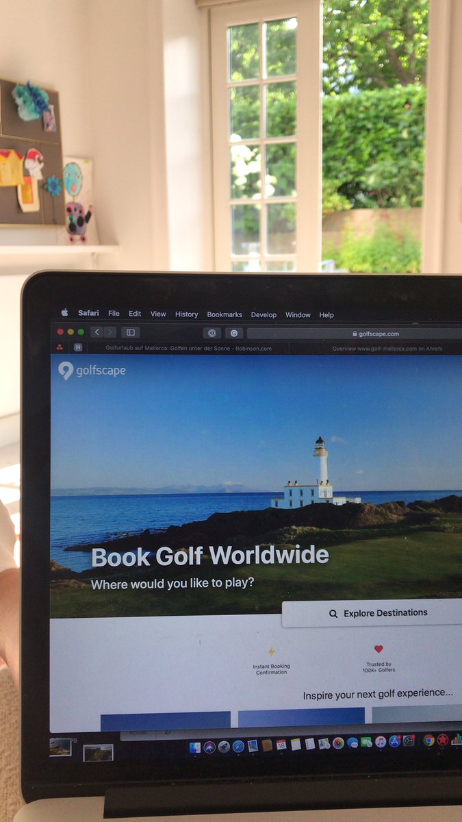SaraEngsig1's tweet photo. Work mode on a Saturday, working so my fellow golfers can book golf world-wide. See you on the tee box 🙆🏼♀️⛳️#golfscape https://t.co/Rcey2I938J