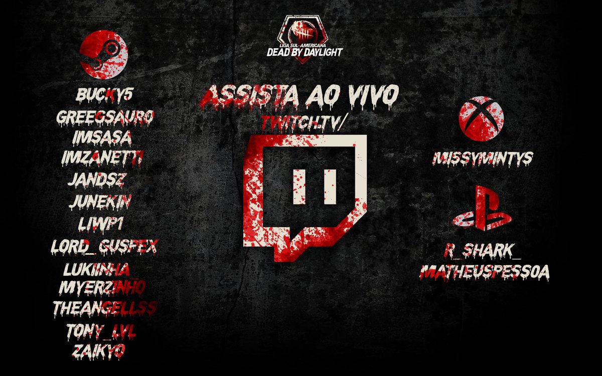AndreDienes's tweet photo. @pichaugaming @Terabyteshop @RazerBrazil @HyperXBrasil @TwitchBR @TwitterGaming @DeadByBHVR
Tenho uma proposta maravilhosa para vocês. Olha essa lista de streamers da Liga Sul-Americana de Dead by Daylight a maior liga de DBD do mundo.
#dbd #lsadbd # intothefog #DeadbyDaylgiht https://t.co/Afnn8bVpMN
