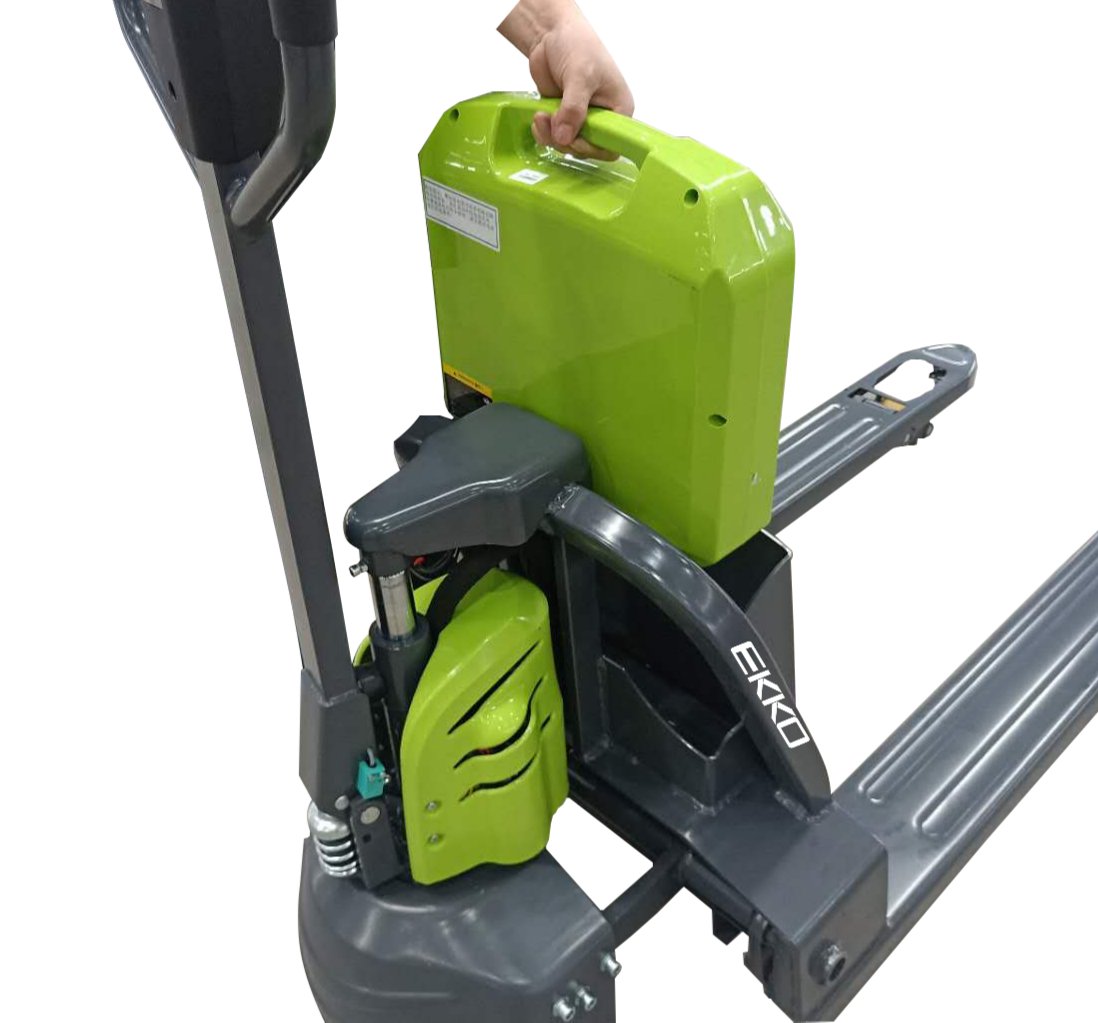 EKKOlifts's tweet photo. ETA 8/1/2020. Electric Lithium-ion Pallet Jack #EP15SLI 3300lb, 24V/30Ah or #EP18SLI 4000lb, 24V/40Ah, Easy Exchangeable Li-ion Battery Pack. Call 909-236-7994 don@ekkolifts.com #ekkolifts #ekko #forklift #palletjack #pallettrucks #palletjack #lithiumpalletjack #liionpalletjacks https://t.co/lyxxHGm3EJ