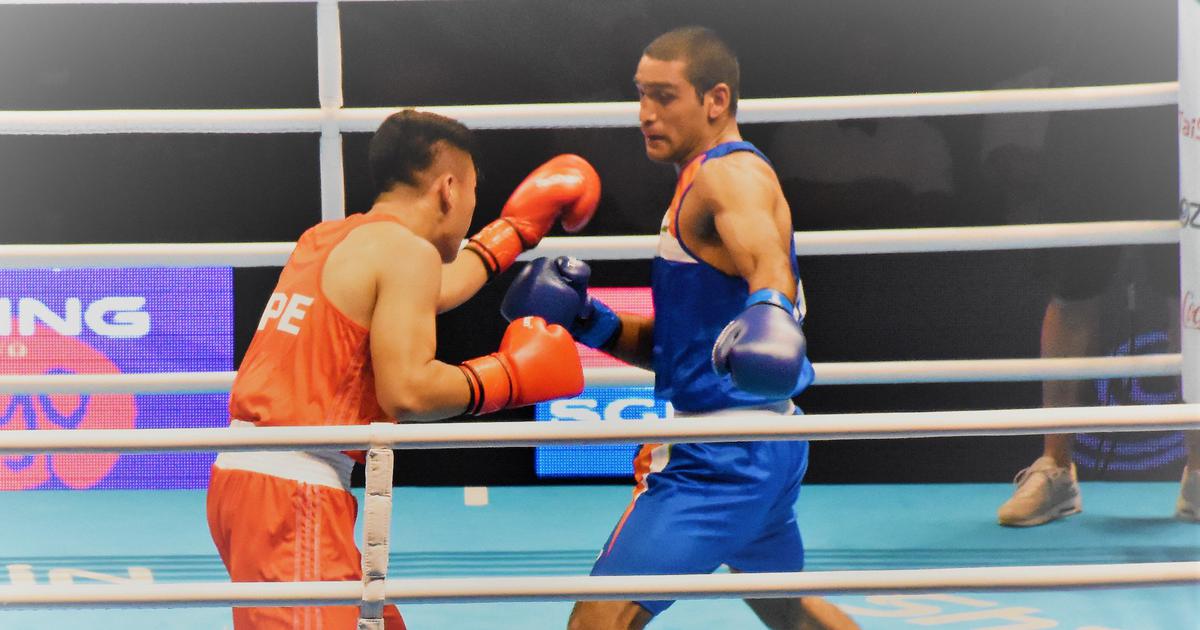 OmPattnayak's tweet photo. He won a🥈at the 2019 #AsianC'ships in the middleweight category. In March 2020, he reached the semifinals of the 2020 Asia &amp; Oceania Boxing Tournament &amp; qualified for the 2020 Summer @Olympics .Happy Birthday Man @boxerachaudhary 🥊🥊
@BFI_official @WeAreTeamIndia @IndiaSports https://t.co/XMcblHECiL