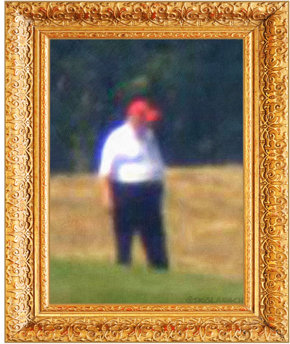 skolanach's tweet image. I nominate this to be Trump’s official presidential portrait
