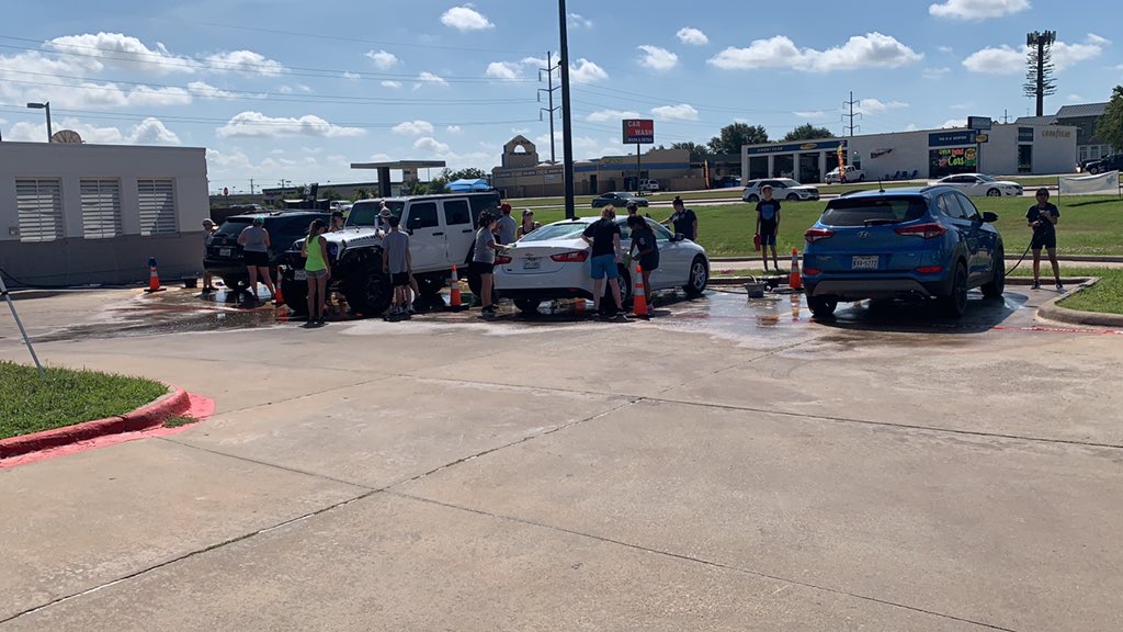 btbdenton's tweet photo. Car wash supporting Officer Rodriguez who was shot in Line of Duty in October of 2019.  We are at Arby’s 2313 Colorado Blvd until 1:00pm https://t.co/m0hREZuNuC