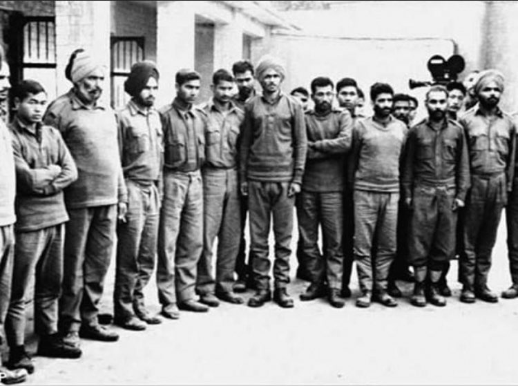Very few of the many indian POWs , captured by the bravo company of 6th Frontier Force regiment at western sector, the company was lead by Maj Shabbir Sharif Shaheed Nishan-e-Haider(18/20)