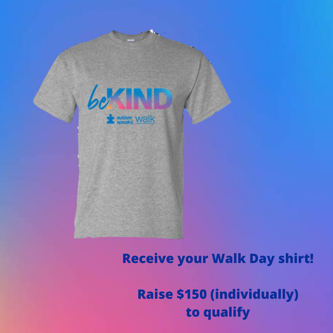 autismspeaksbos's tweet image. Even though we won't have our typical Walk this year, we still have our fundraising incentives! Earn this Be Kind t-shirt by raising $150 by Walk Day! Register at autismspeaks.org/NewEngland

#Autism #AutismSpeaks #WalkDay #Fundraising #Incentives