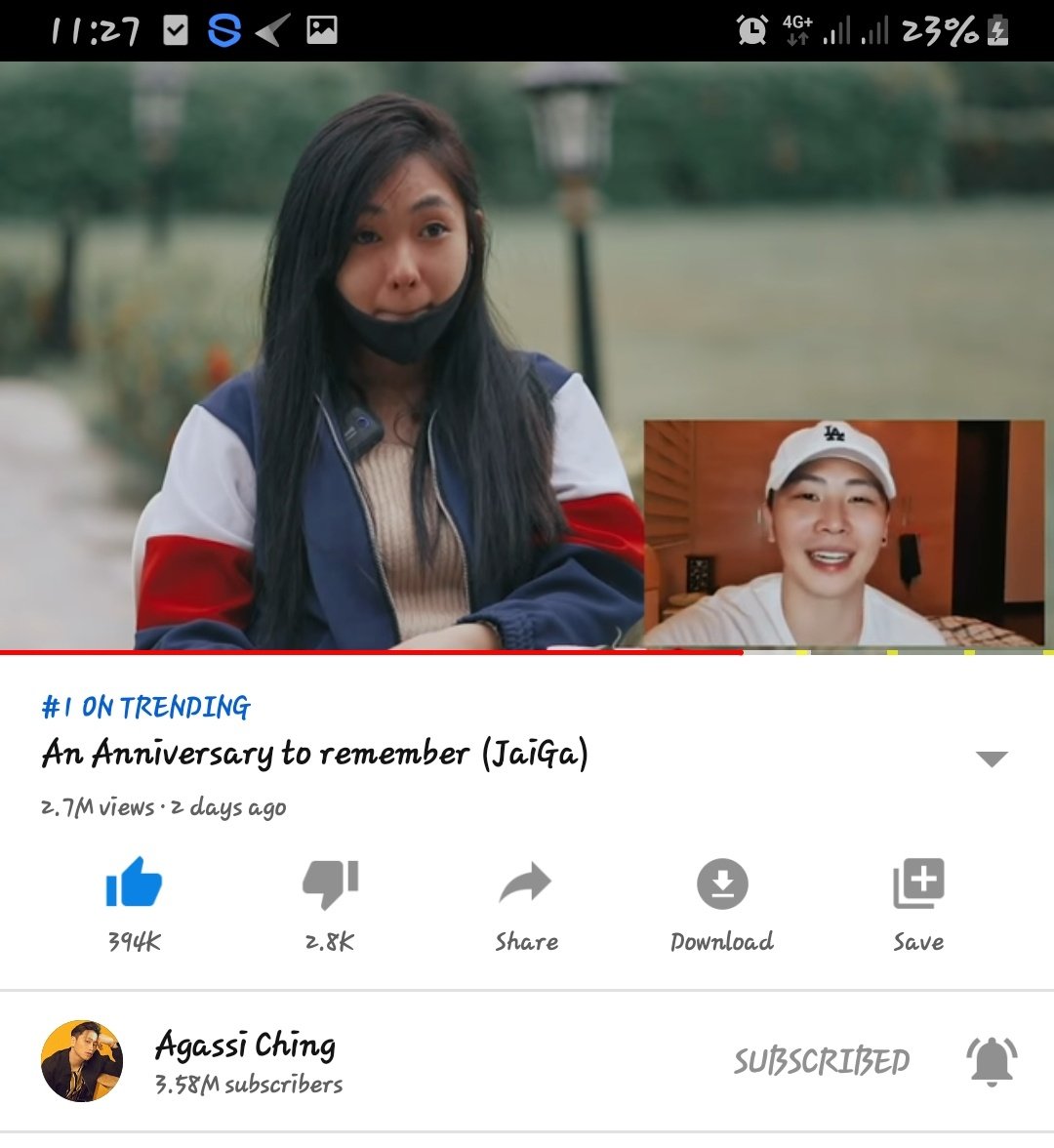 ReaCorpuz4's tweet photo. Naiiyak nalang ako habang pinapanuod ko tu yung hindi ka magsasawang panuodin sila ng paulit ulit kasi solid yung relationship na meron sila🥰iloveyou both❤🥰 #JAIGANN1VERSARY @jaiyieee @AgassiChing @JaigaCavite1 https://t.co/5Esl1UbaT5