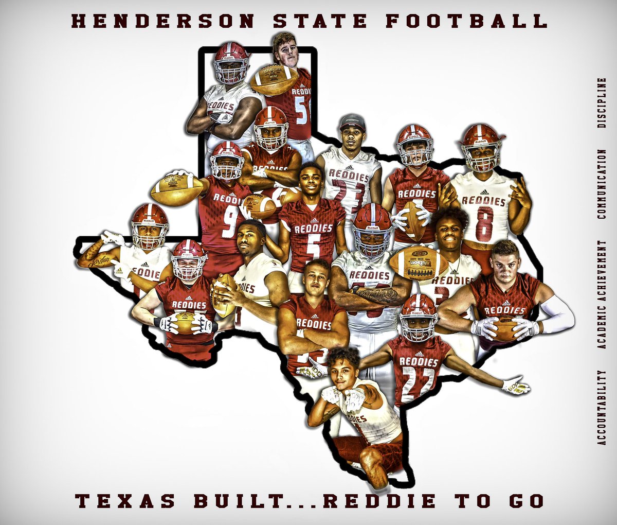ReddiesFB's tweet photo. Great second week of Summer 2 in the books. The future is bright with these Texas Built Reddies on campus. #CODERED #Reddie2R1de https://t.co/K3oTMDXVUF