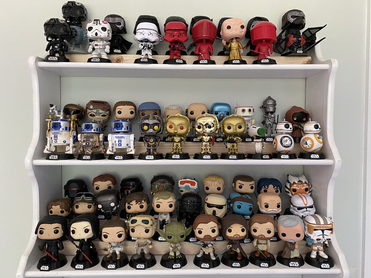 ATGcast's tweet photo. I don’t have a problem. @PopVinyls @funko #StarWars #starwarspops https://t.co/msZducXq21