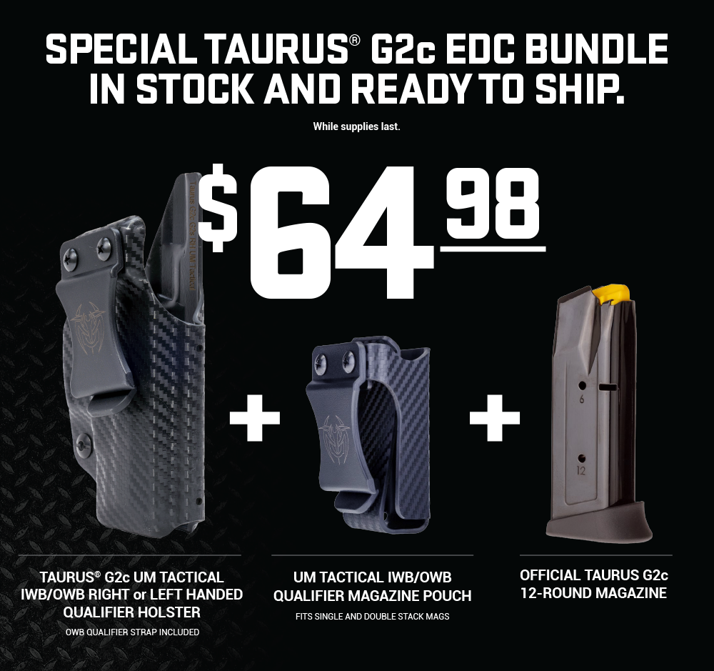 TaurusUSA's tweet photo. Bundle and go with exclusive #TaurusG2c accessory pricing. Limited time only!
Shop Now —> https://t.co/7BY7EedjkA https://t.co/gfqy4vSxLw