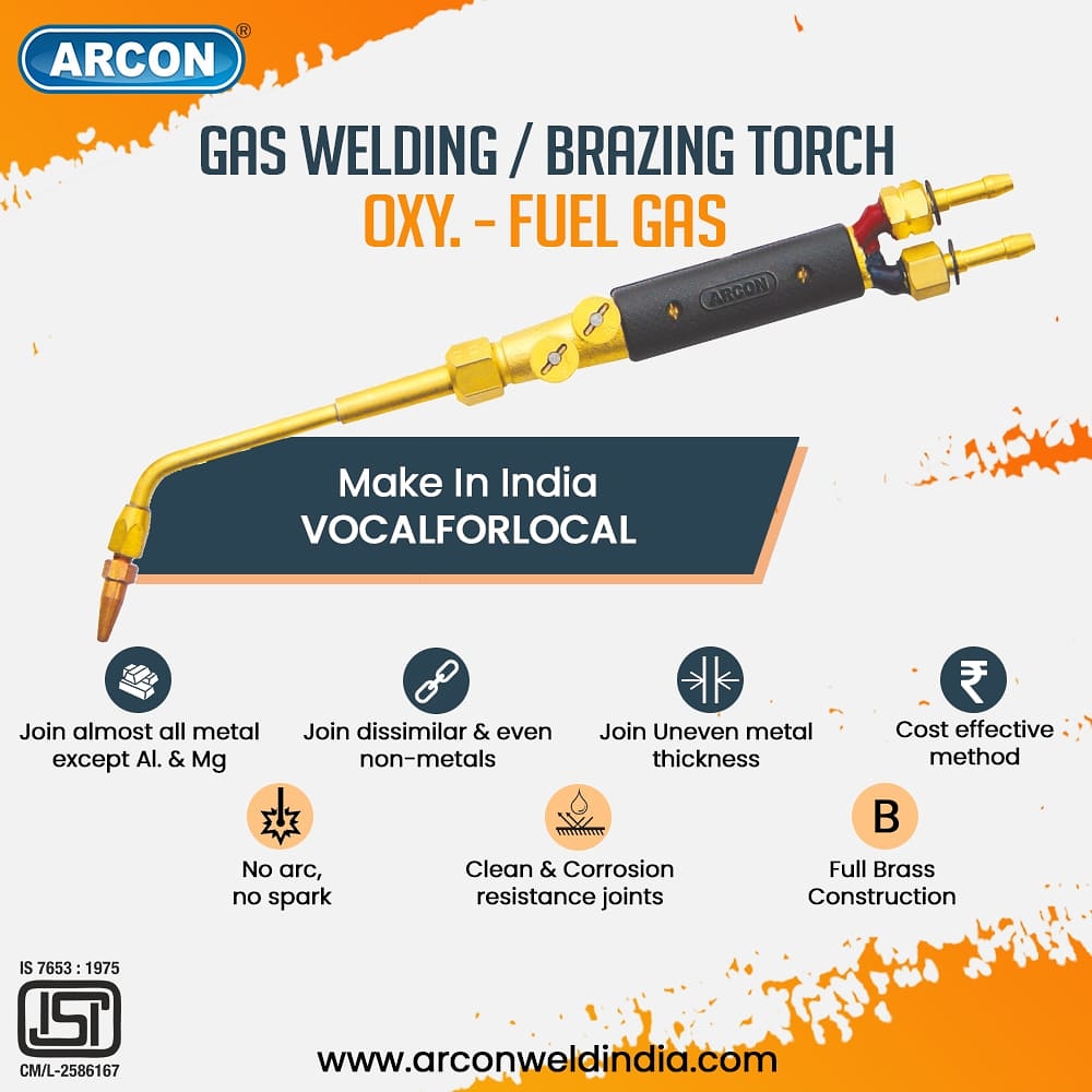 ArconWeldIndia's tweet photo. #Arcon #ArconWeldIndia #WeldDoneWell #industrial #welding #brazing #makeinindia #vocalforlocal #gasequipment #repair #gaswelding #airconditioningrepair #airconditioningsystems #electronics #torch #brazingtorch https://t.co/QOPGzSEPvz