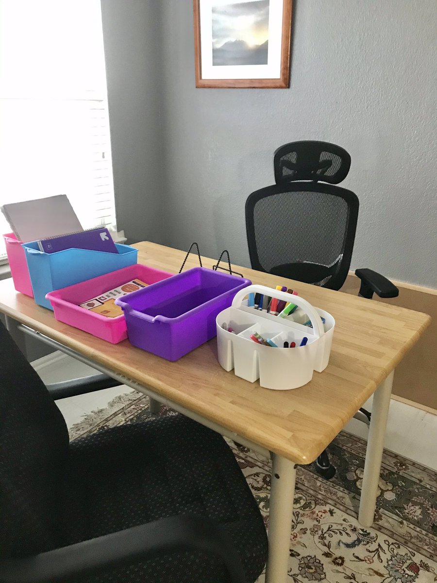 MrsMata_NBCT's tweet photo. My 1st grader is excited for learning this year thru H@H and her learning space is gearing up! #AHISD @AHISD #heightsathome #DualLanguage @Cambridge_AH https://t.co/QLdnMrGAah