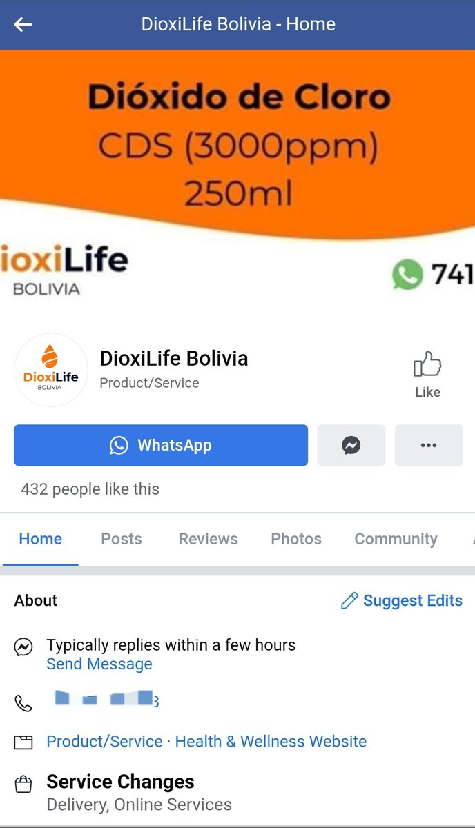 fionapettit71's tweet photo. #Dioxilife #Bolivia #BLEACH @Facebook page.
#Facebook #COVID19 #MMS #AndreasKalcker https://t.co/YYEW1hGbHm