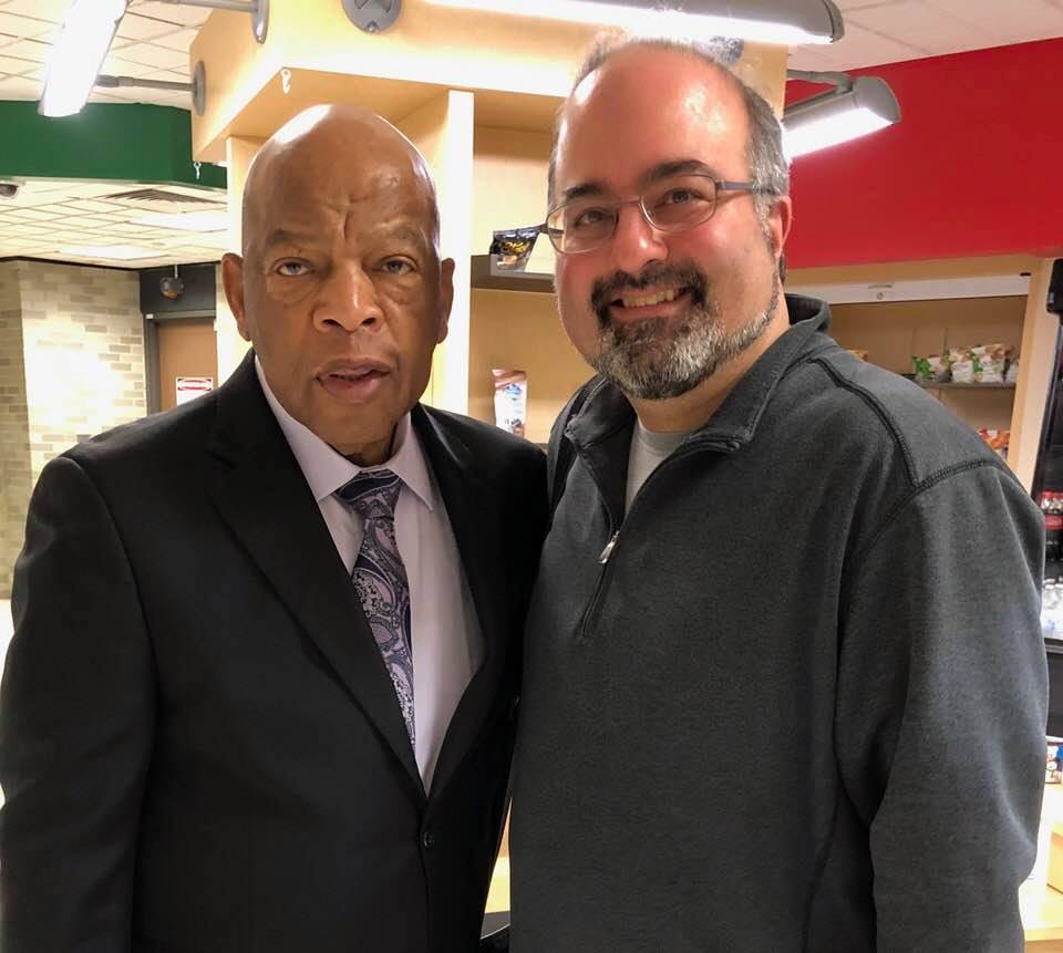 When I got a chance to spend time with John Lewis in Memphis as part of the 2018 commemoration of the 50th anniversary of Dr. King’s passing, this was his advice to me for the Muslim community's role: “keep your head up. Keep the faith. We are gonna get through this together.”