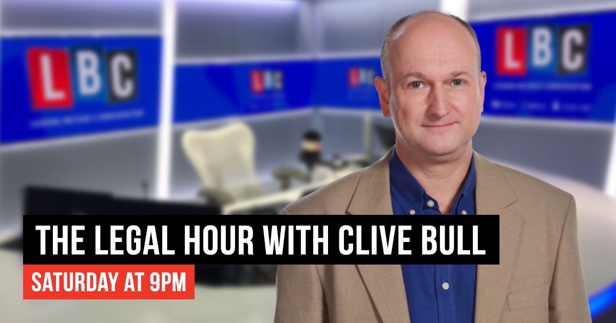 clivebull's tweet photo. Free legal advice tonight at 9
Dodgy car? Workplace problems? Nuisance neighbours?
@daniel_barnett is with me on the @LBC Legal Hour https://t.co/7KPtWP7pBt