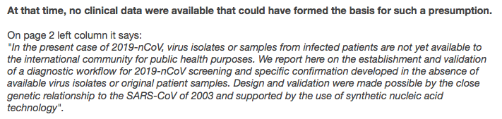 7) Qt: At that time, no clinical data were available that could have formed the basis for such a presumption.