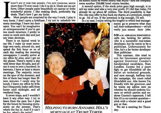 Donald Trump once saved a Woman's Farm from Foreclosure after her husband committed suicide. The woman said: "The only way I can explain it was God touched his heart."