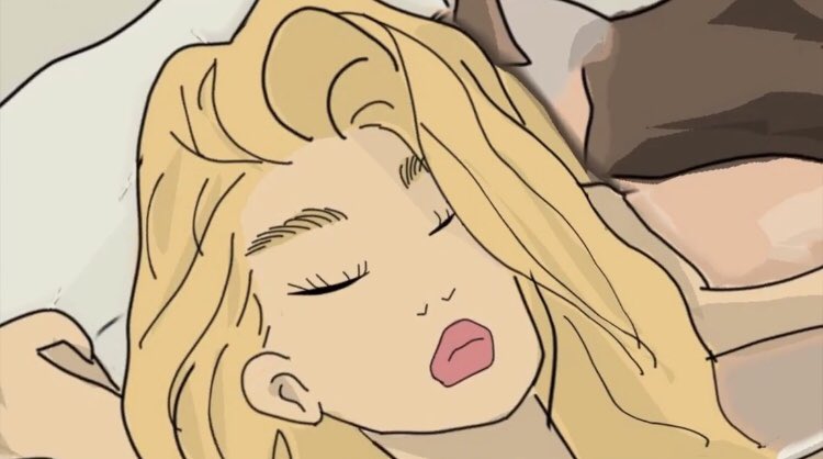 a thread of the continued animated story from Daft Punk‘s MV 'One More Time' by Maha Alamri with Gigi Hadid —
