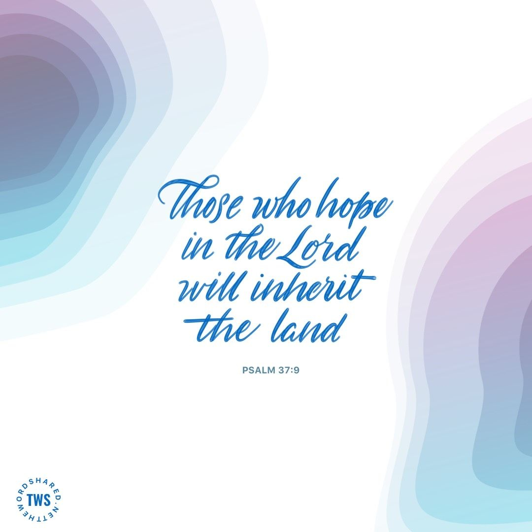 TheWordShared's tweet photo. For evildoers shall be cut off; But those who wait on the LORD, They shall inherit the earth. Psalms 37:9 #TheWordShared #BibleVerse #Scripture https://t.co/lnt3J43z1i