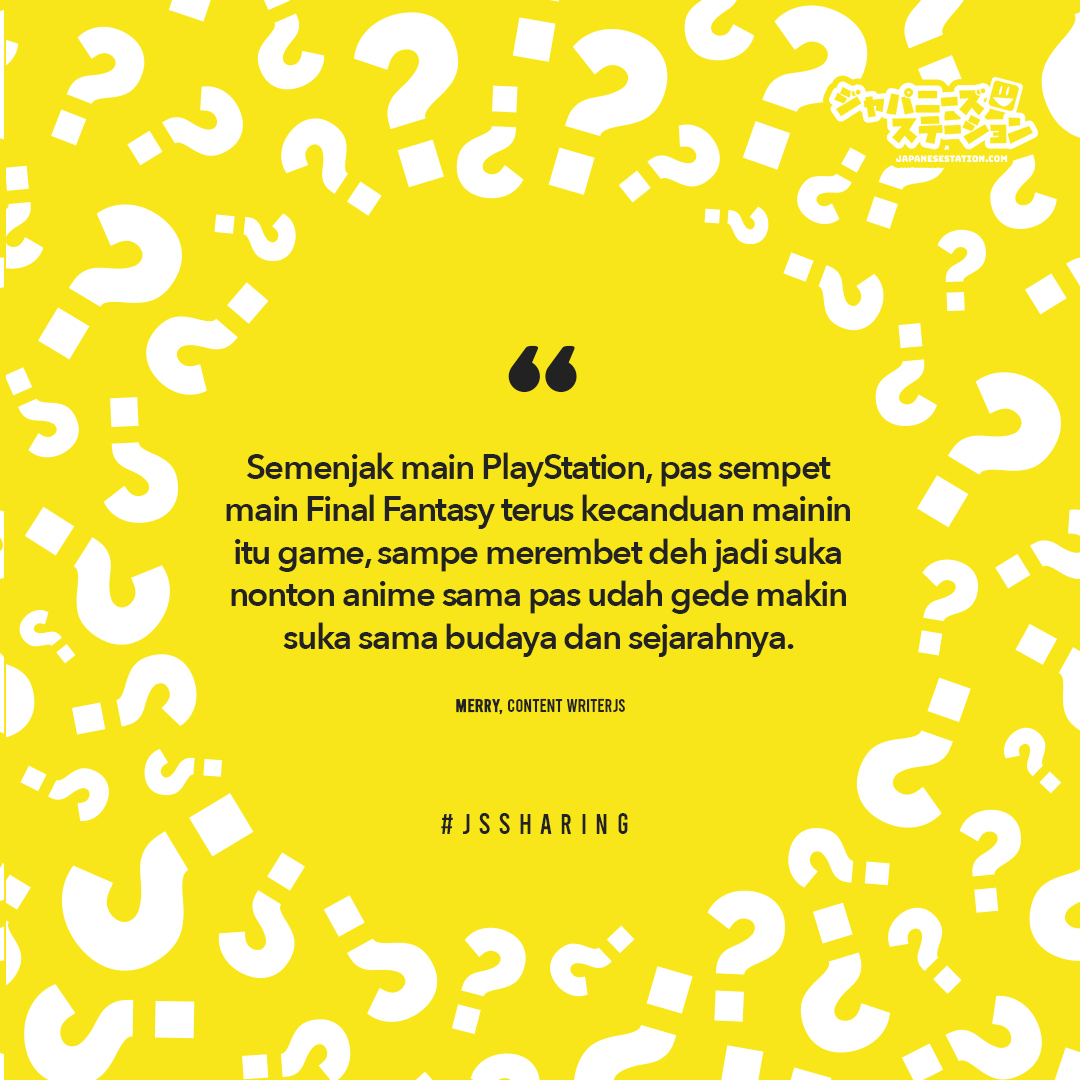 JapaneseStation's tweet photo. Hallo minna-san! ๐
Sharing yuk, gimana awalnya kalian bisa suka sama Jepang di #JSSharing. Dua orang dari Tim Japanese Station juga berbagi tentang awal mula mereka suka sama Jepang, dan ternyata pengalaman mereka menarik ya!
Kalau kalian gimana? https://t.co/mmEKA0p8gN
