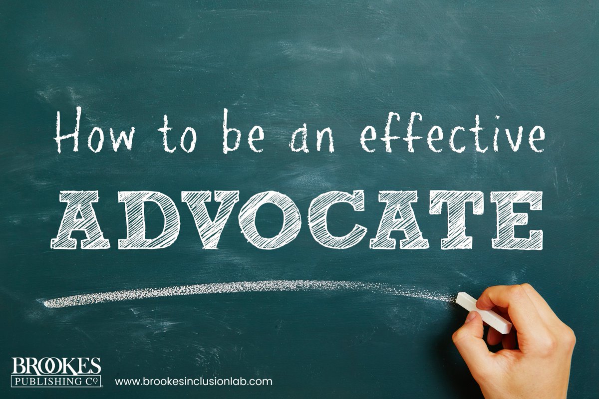 BrookesPubCo's tweet photo. How can you become a more effective advocate for students with #disabilities? Brush up on your skills with the strategies in this blog post: https://t.co/mOJZcynm5K https://t.co/BHU5AQyNoa