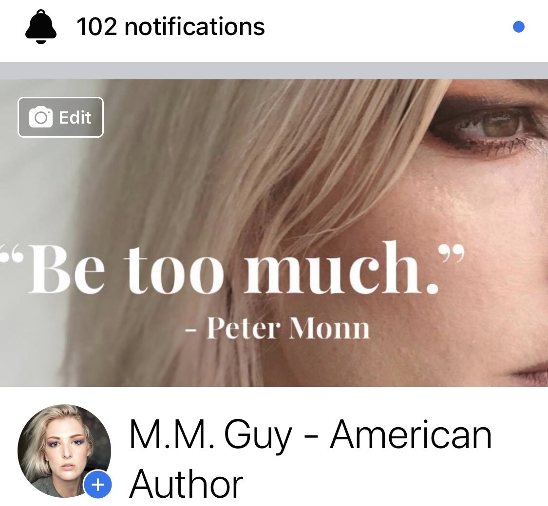 molliemg's tweet photo. @petermonn is an inspiration. “Be too much.” I had to add it to my professional page! #quotesoftheday #betoomuch https://t.co/V3tTKERifH