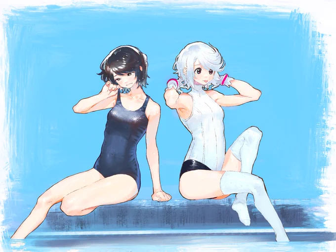 夏の白黒 